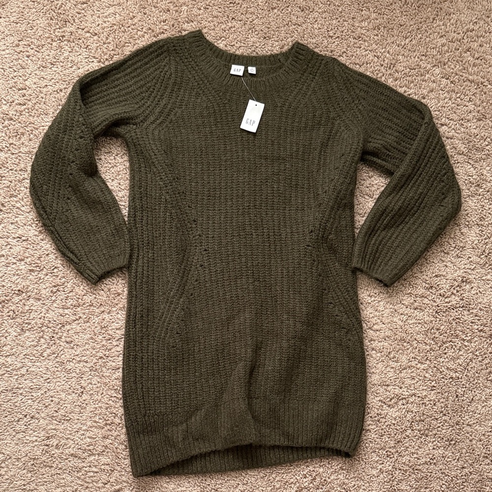 GAP Olive Green Mini Dress
